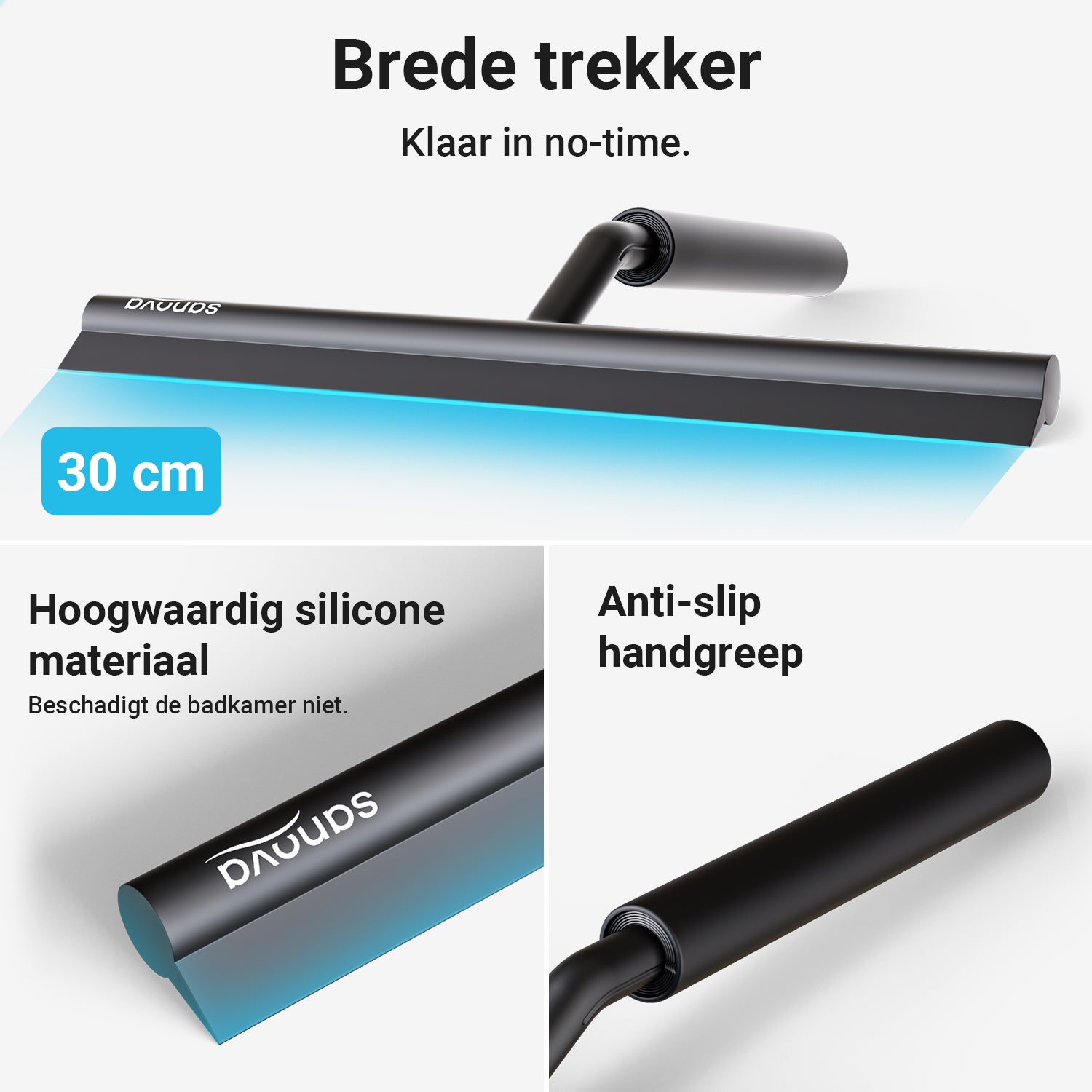 Extendable Shower Squeegee - Silicone