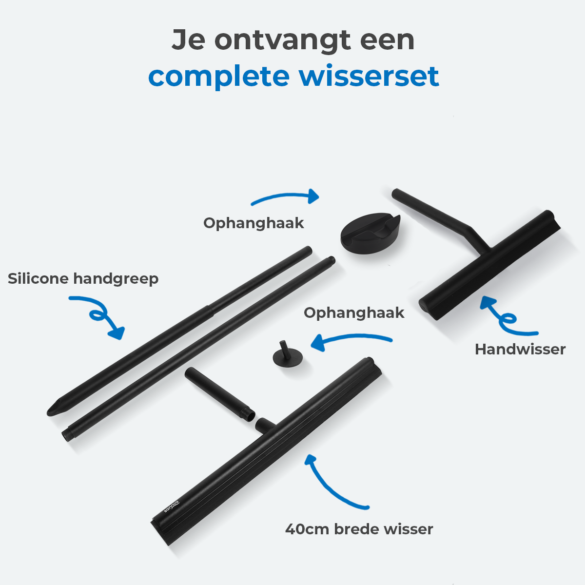 2 in 1 Douchewisser set