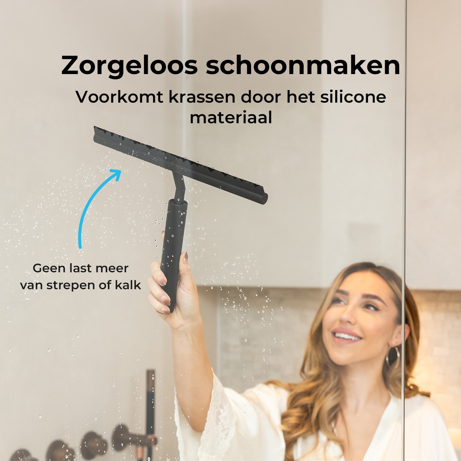 Uitschuifbare Douchewisser