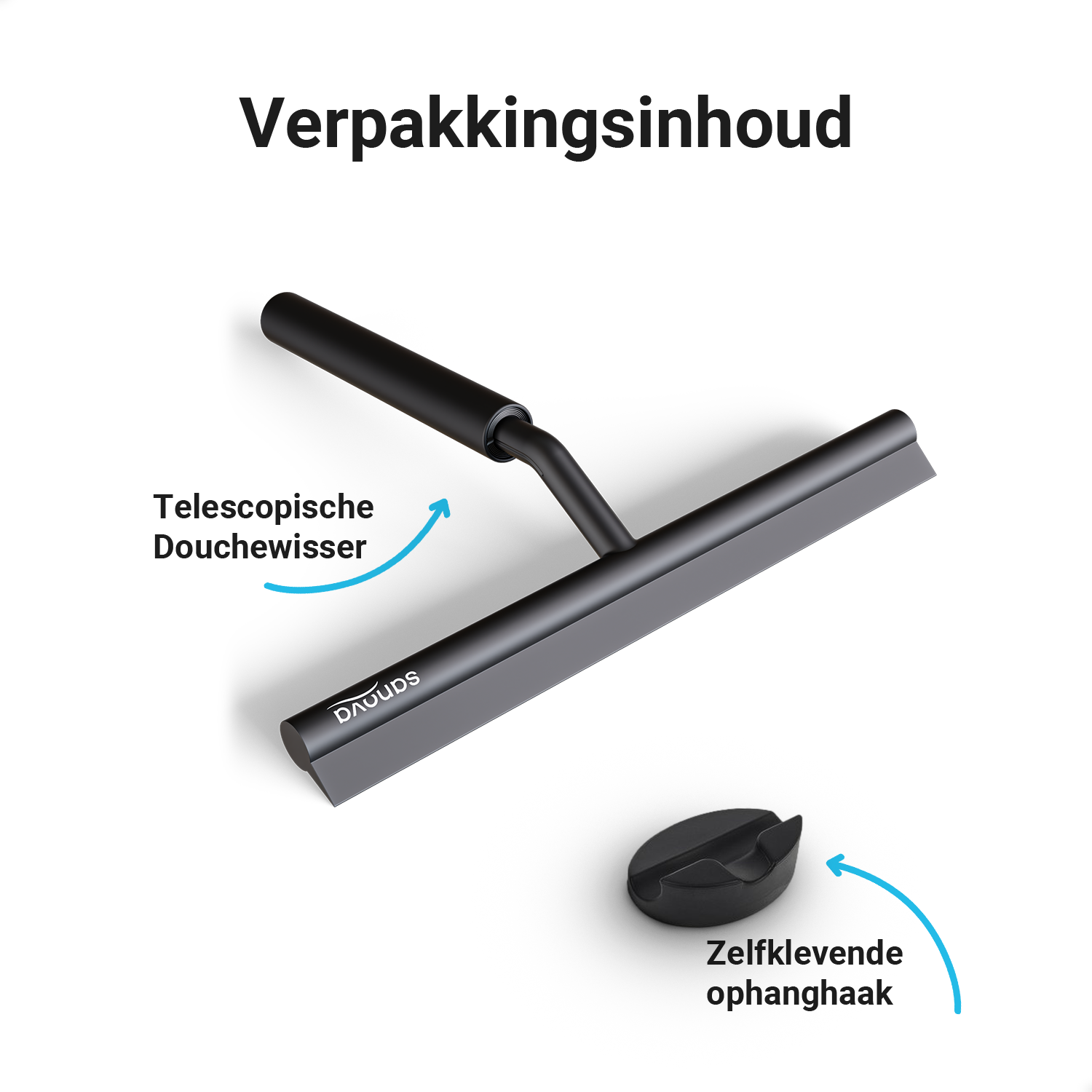 Extendable Shower Squeegee - Silicone