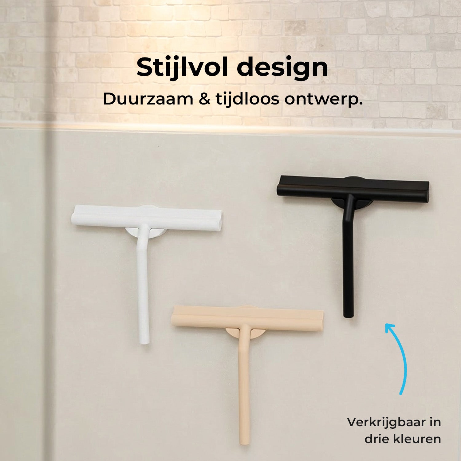 Siliconen douchewisser - 20 cm