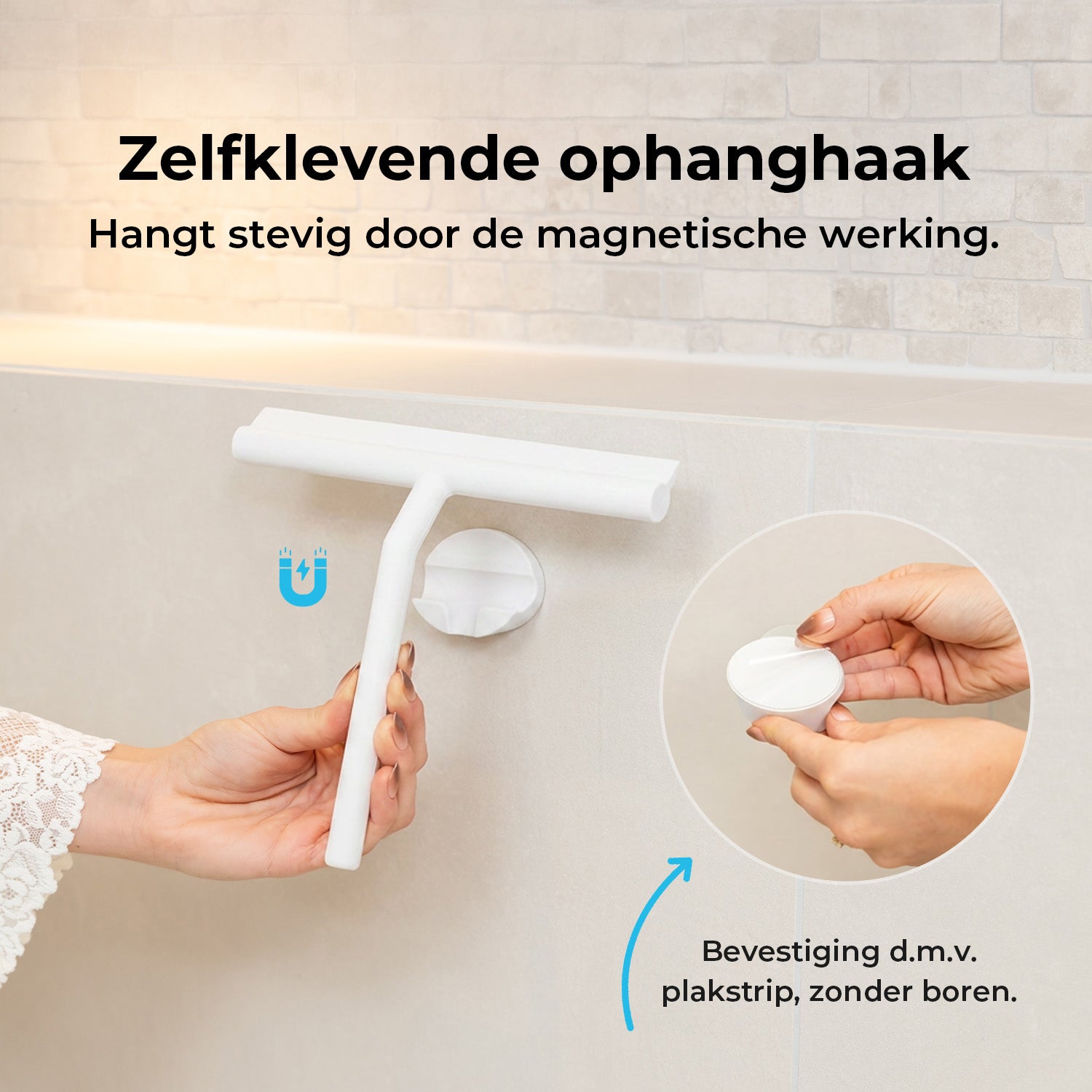 Siliconen douchewisser - 20 cm