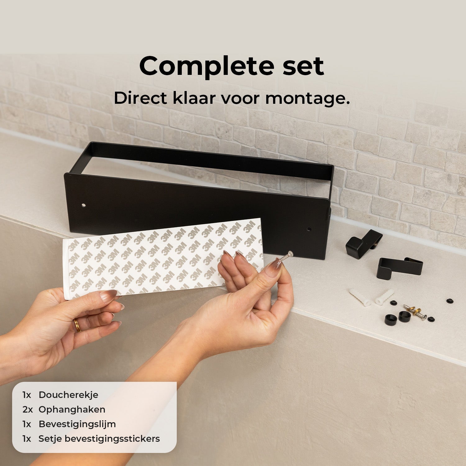 Doucherek Rechthoek 30 CM