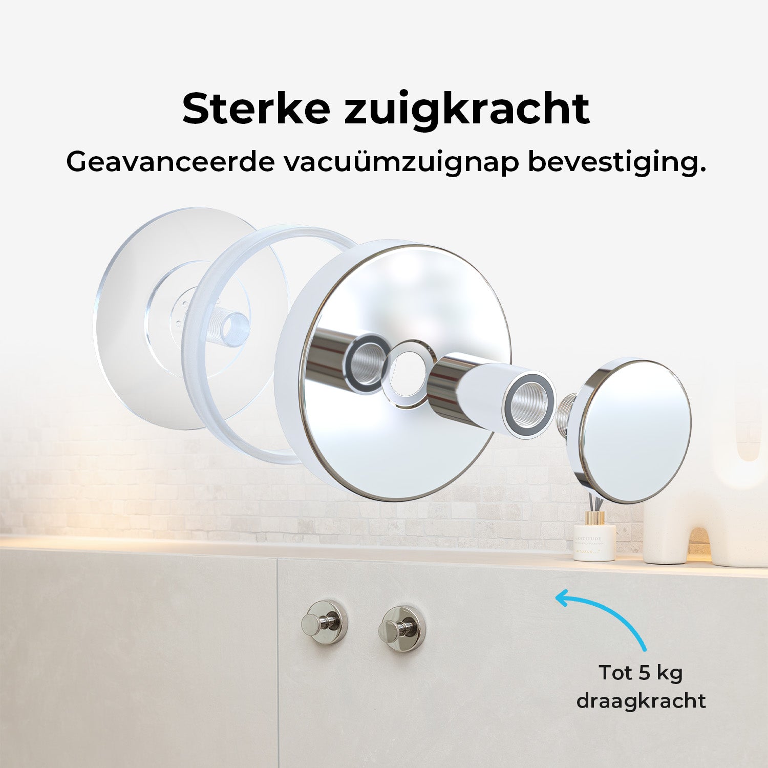 Zelfklevende Handdoekhaak - Set van 2