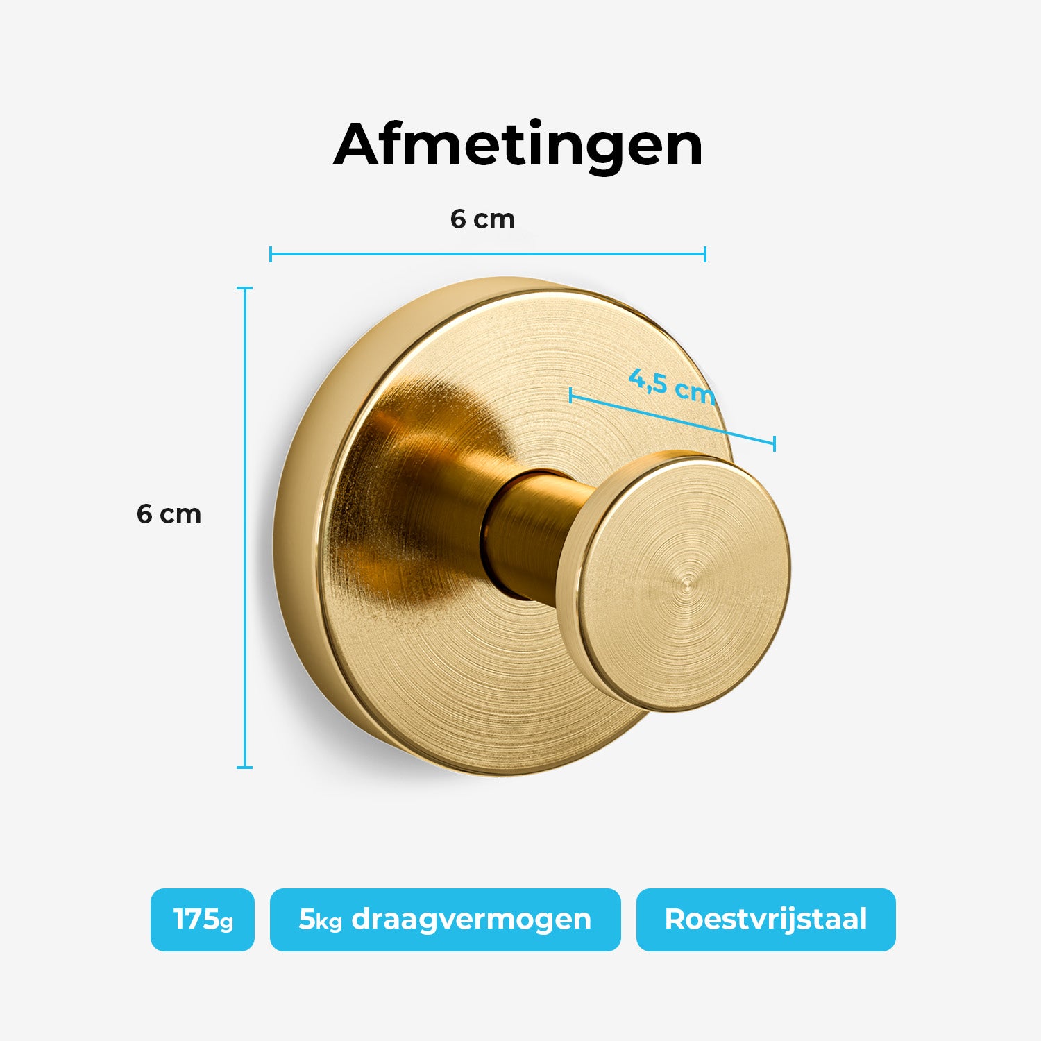Zelfklevende Handdoekhaak - Set van 2
