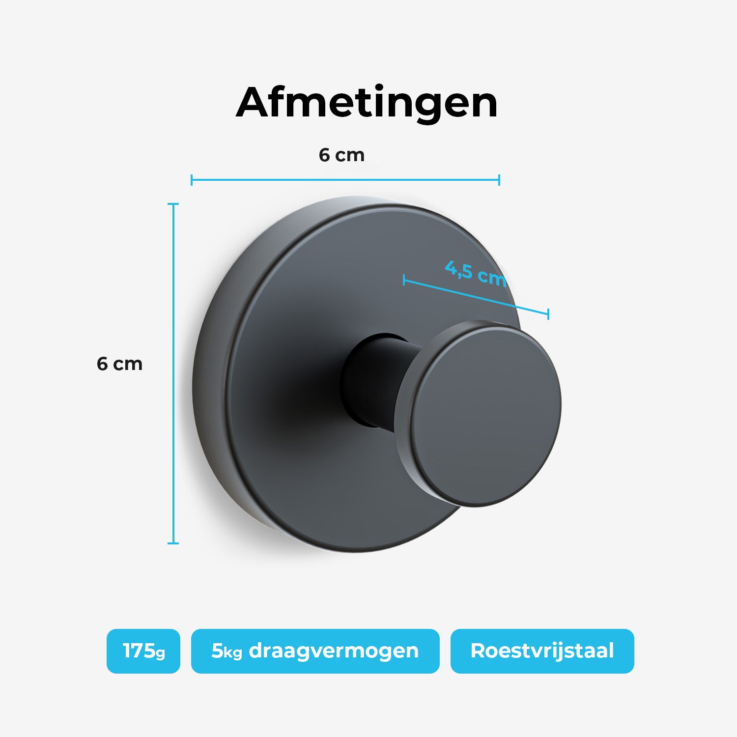 Zelfklevende Handdoekhaak - Set van 2