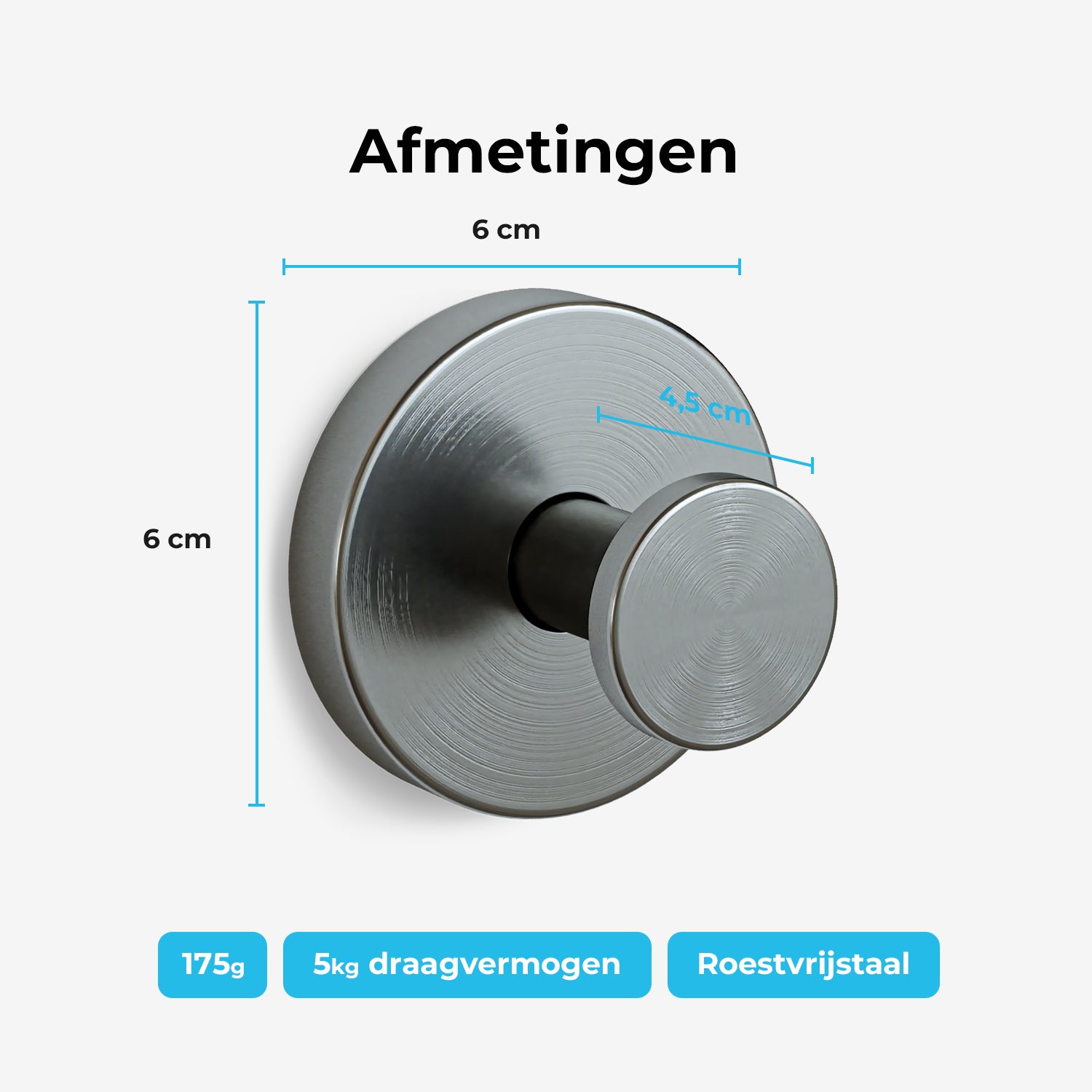 Zelfklevende Handdoekhaak - Set van 2