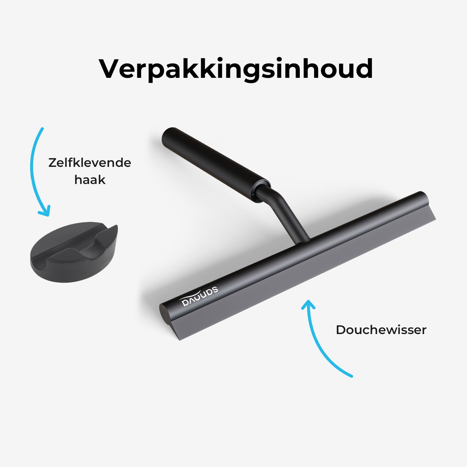 Uitschuifbare Douchewisser