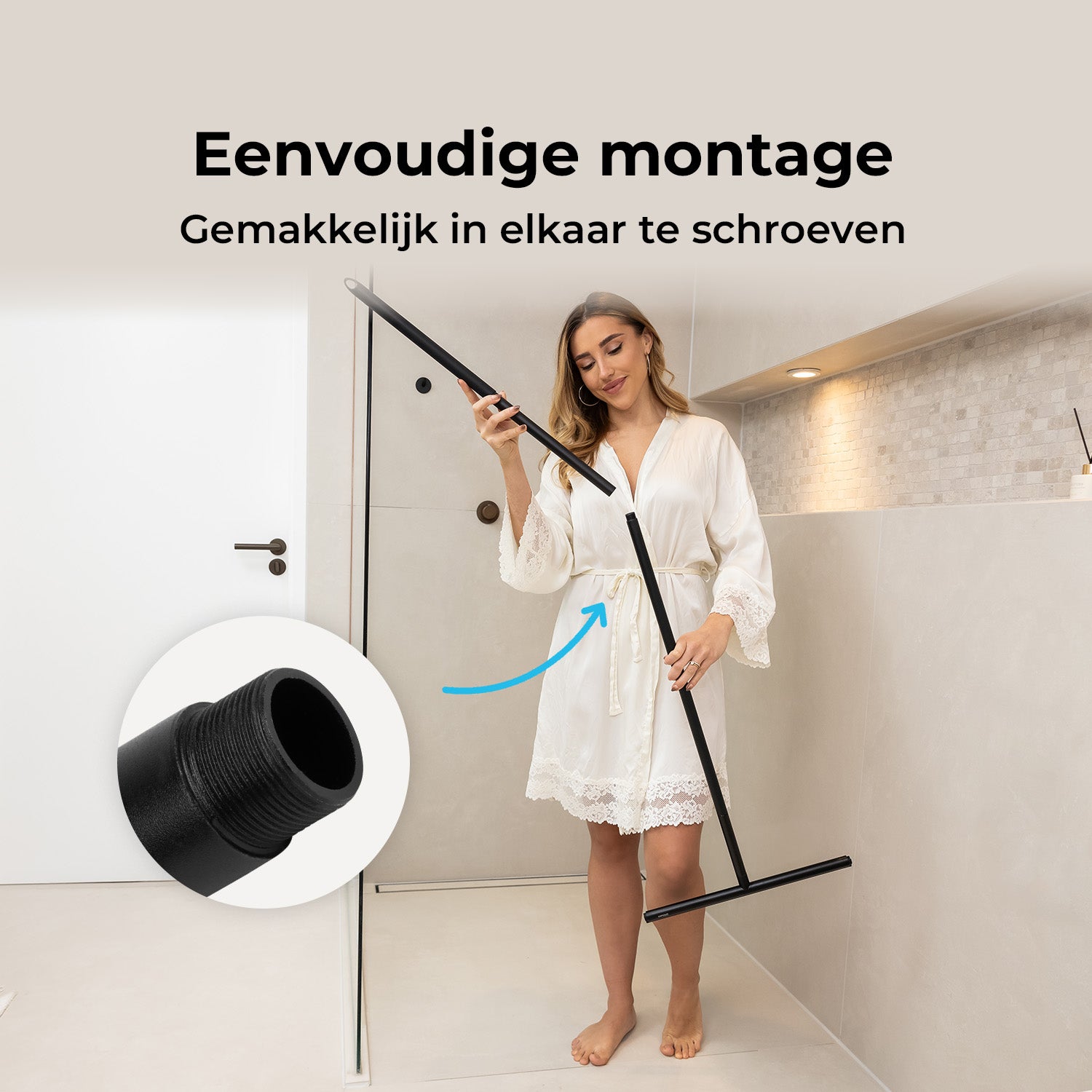 Vloertrekker met steel