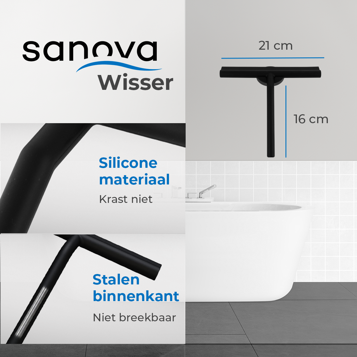 2 in 1 Douchewisser set
