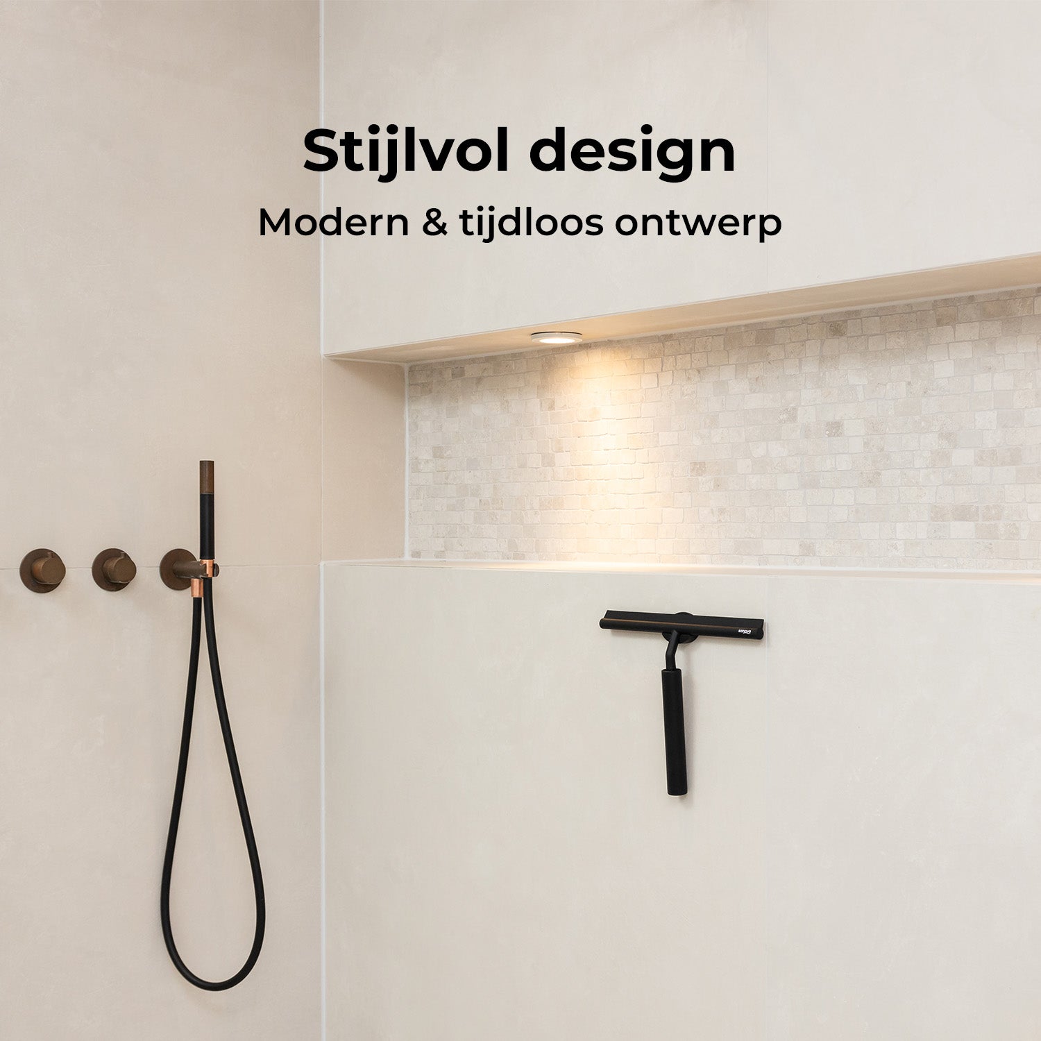 Uitschuifbare Douchewisser