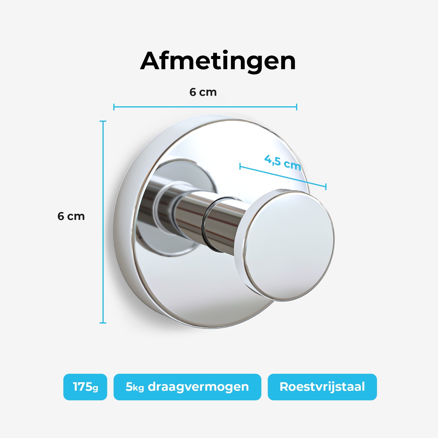 Zelfklevende Handdoekhaak - Set van 2