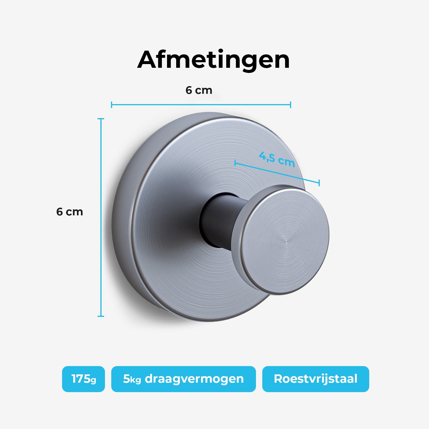 Zelfklevende Handdoekhaak - Set van 2