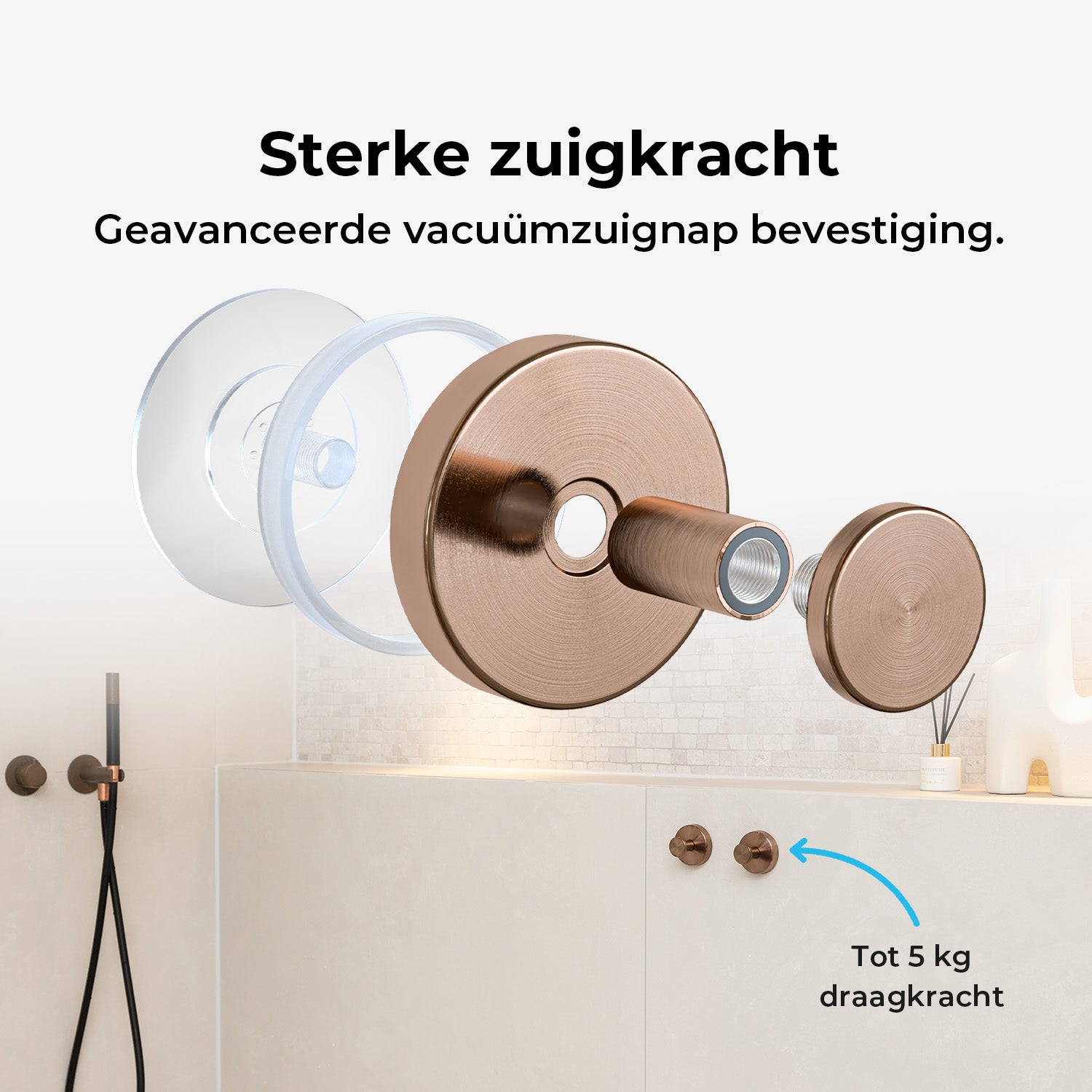 Zelfklevende Handdoekhaak - Set van 2