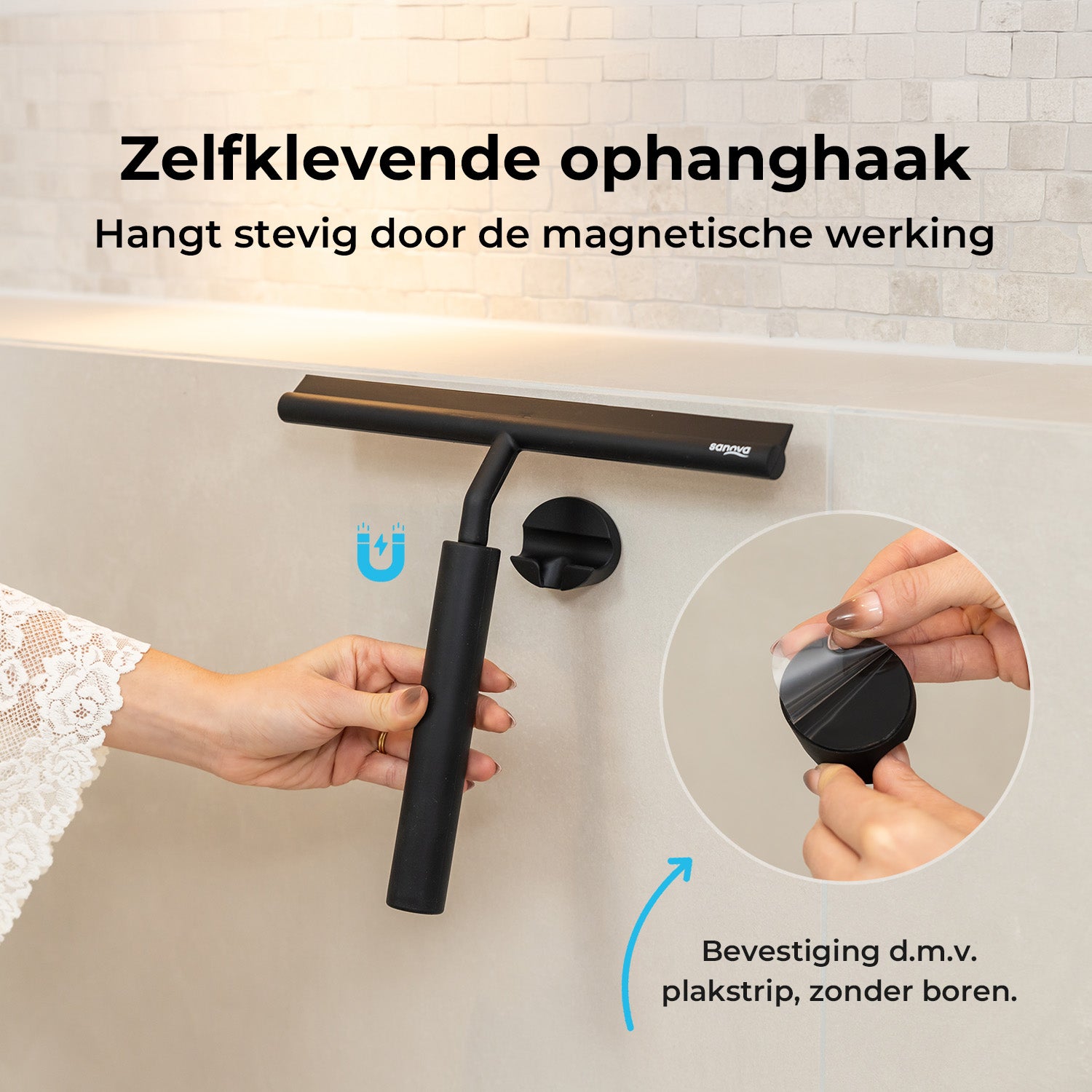 Uitschuifbare Douchewisser