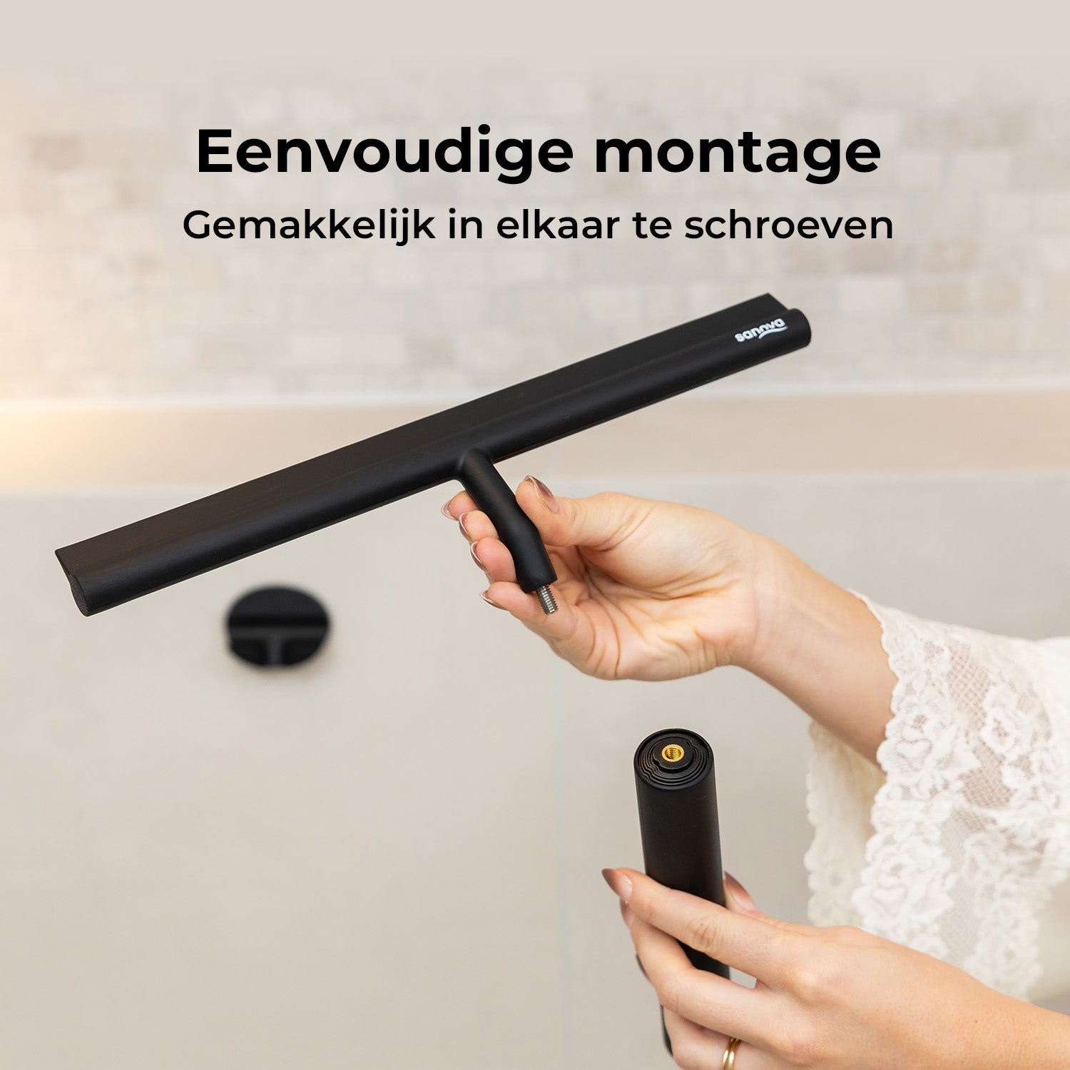 Uitschuifbare Douchewisser