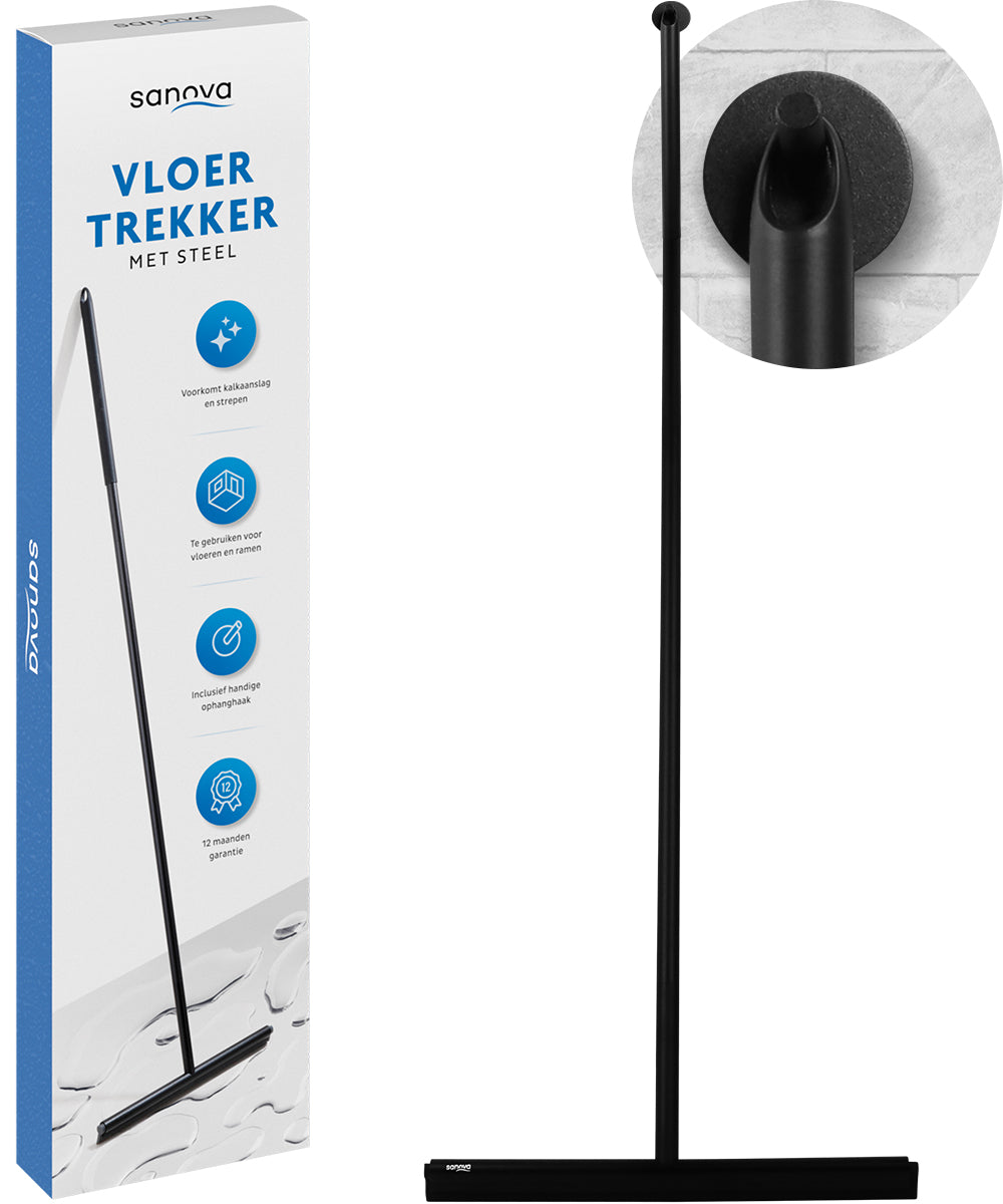 Vloertrekker met steel - Aluminium